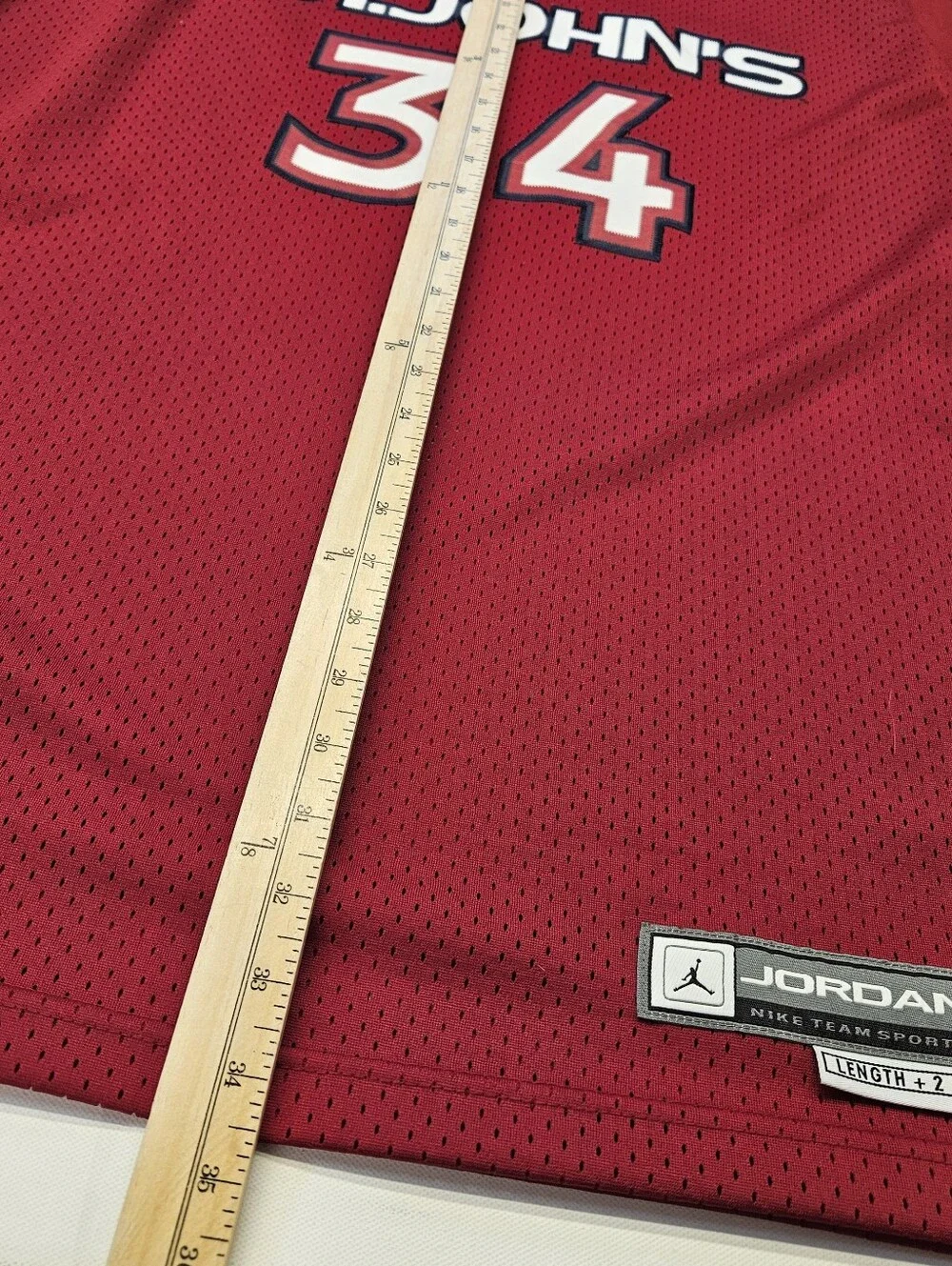 St. John’s Red Storm Jordan brand Basketball Jersey NCAA men's XXL # 34